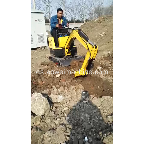 Mini excavadora de orugas hidráulica Retroexcavadora excavadora de orugas China Mini excavadora de orugas